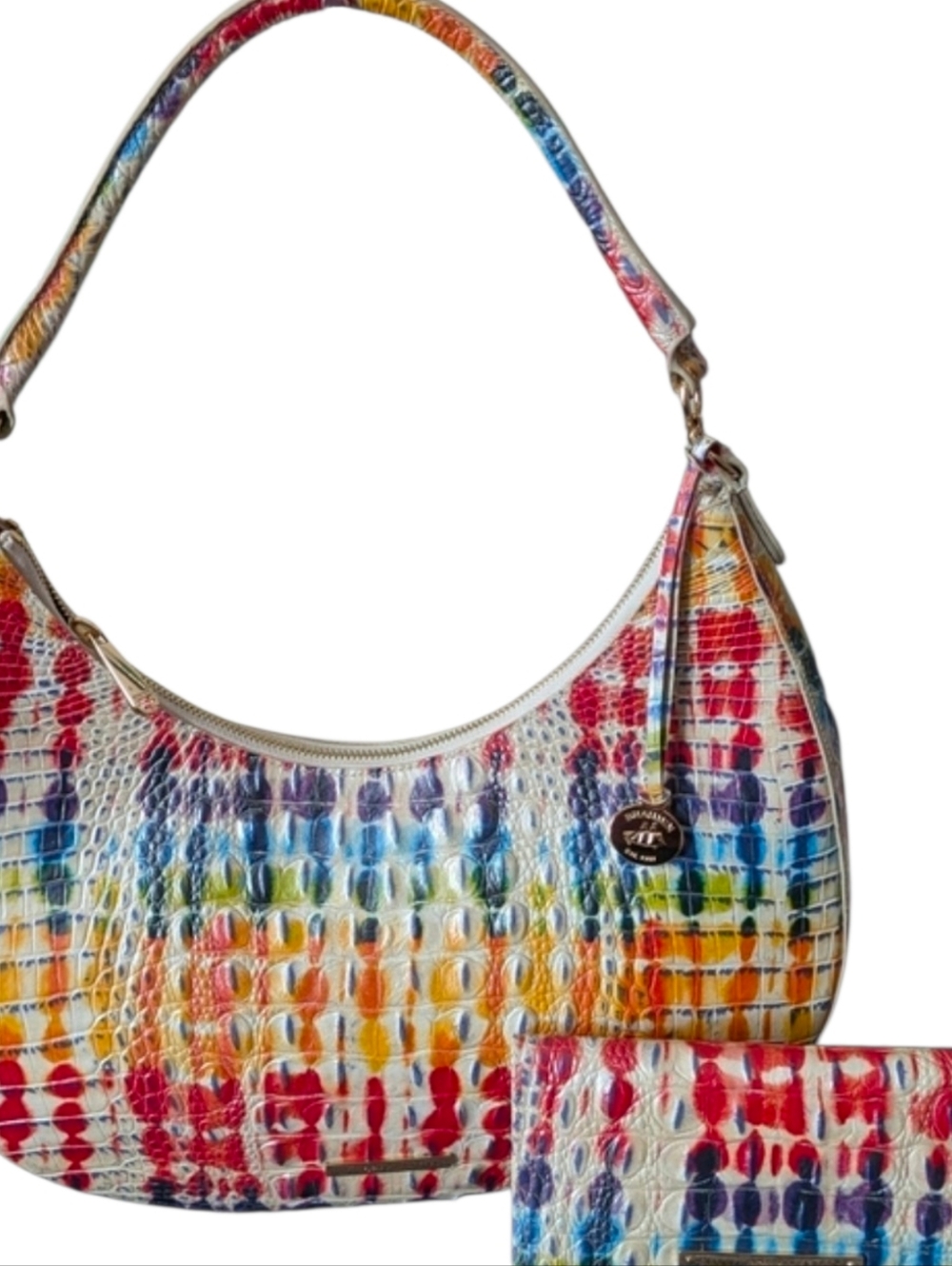 🌈🔹️Brahmin🔹️ Bekka Shoulder Bag SET In  Celebrate Melbourne And Ady Wallet